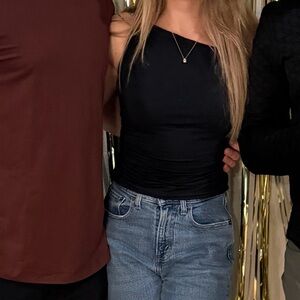 Abercrombie & Fitch Black Tank Top